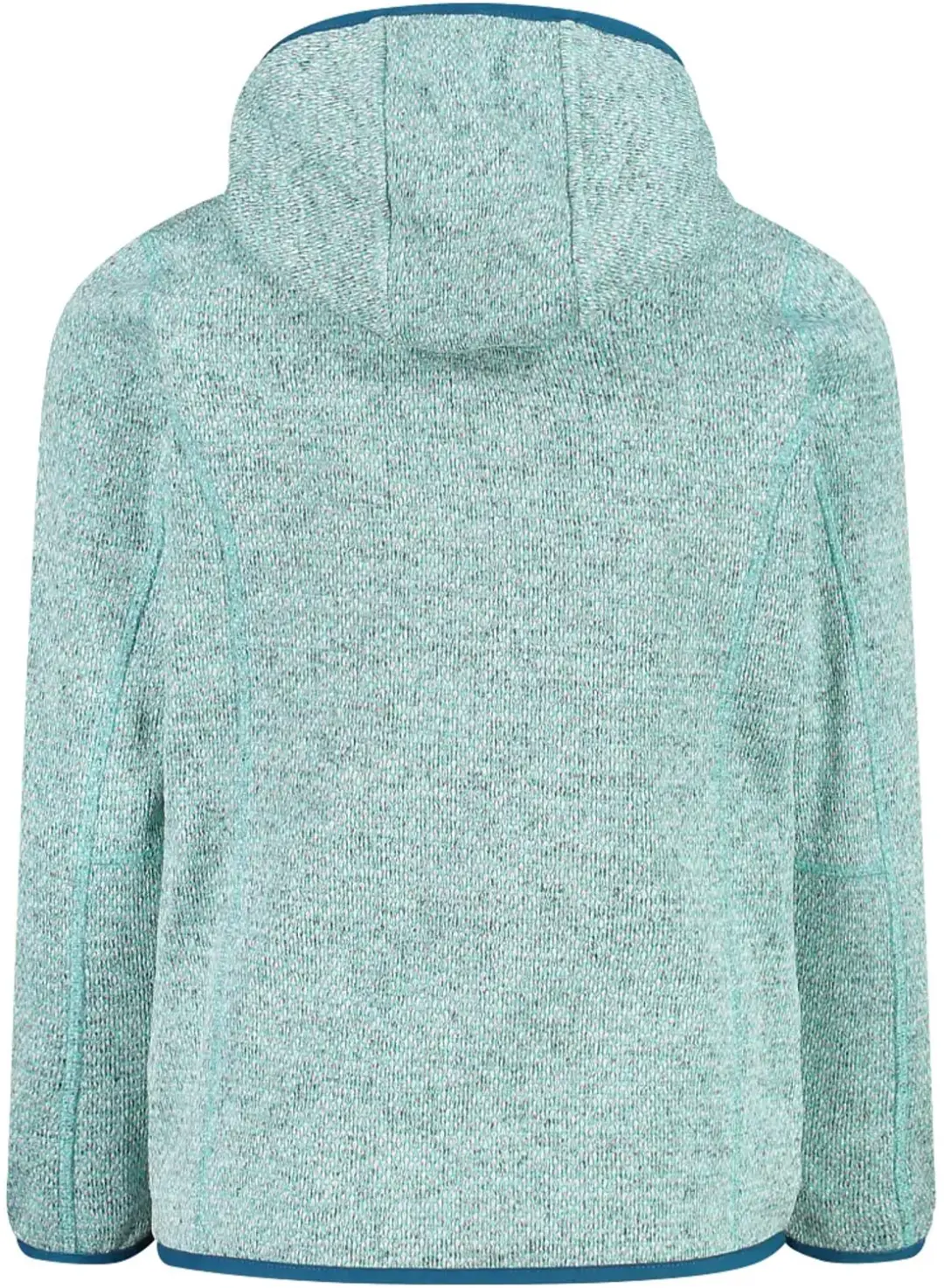 CMP Fleece met Capuchon Meisjes - Acqua/Lake/Lemonade - 140 - afbeelding 2 van 2