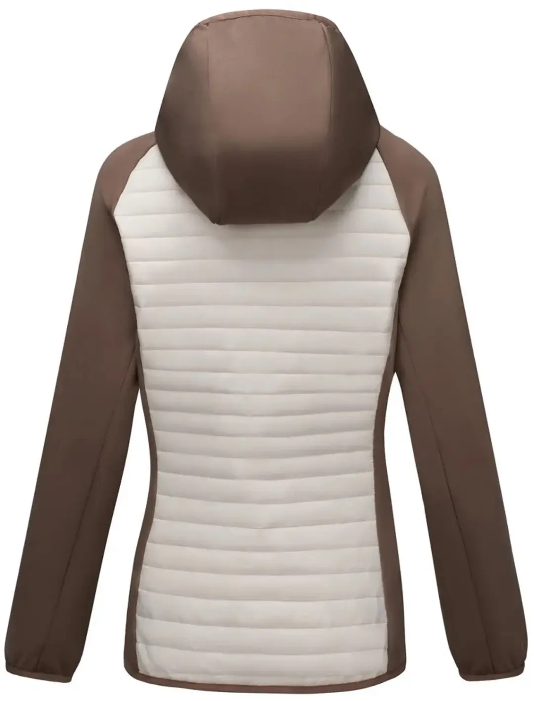 Regatta Anderson Hybride Damesjack - Light Vanilla/Mocha - 38 - afbeelding 3 van 4
