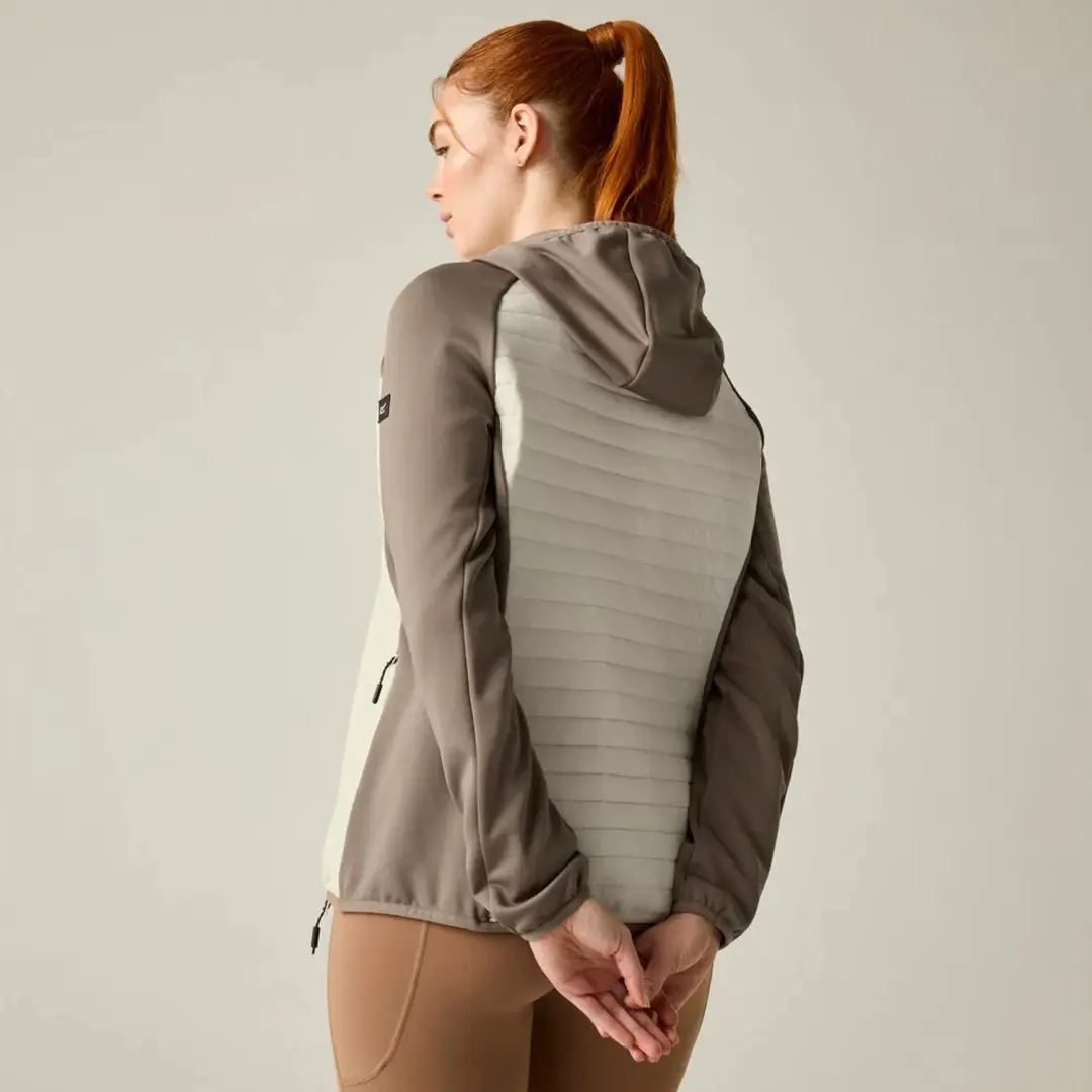 Regatta Anderson Hybride Damesjack - Light Vanilla/Mocha - 38 - afbeelding 2 van 4