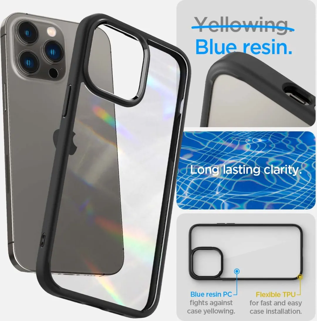Spigen Ultra Hybrid Hoesje iPhone 14 Pro Max ACS04817 - Zwart