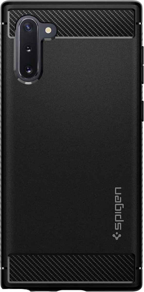 Spigen Rugged Armor Hoesje Samsung Galaxy Note 10 - Zwart