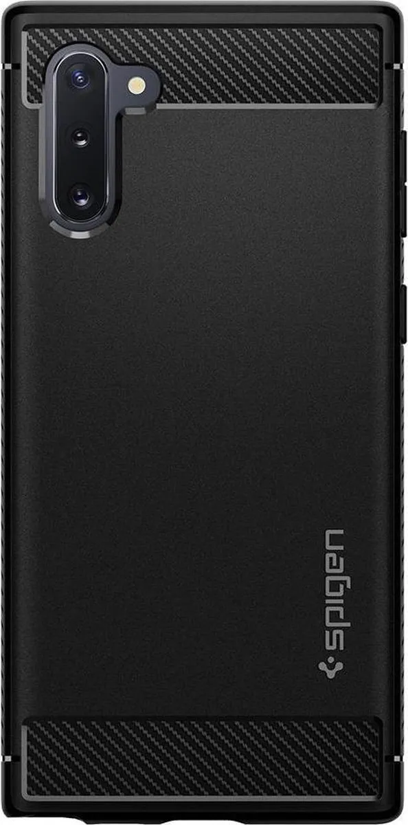 Spigen Rugged Armor Hoesje Samsung Galaxy Note 10 - Zwart