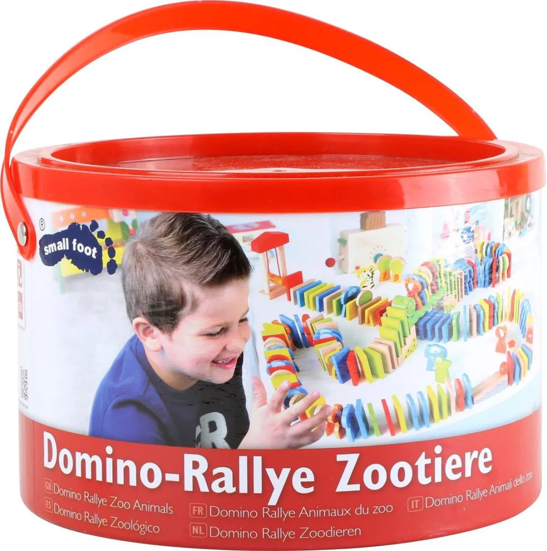 Small Foot Domino Rally Dierentuin-dieren