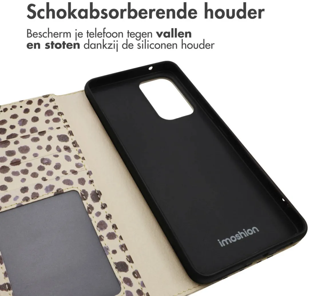 Imoshion Samsung Galaxy A53 Hoesje - 3 Pasjes - Black And White Dots - afbeelding 6 van 6