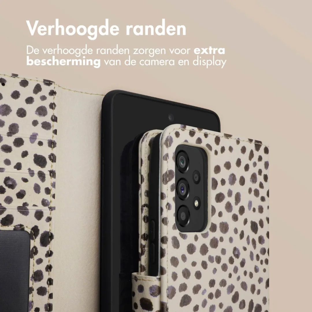 Imoshion Samsung Galaxy A53 Hoesje - 3 Pasjes - Black And White Dots
