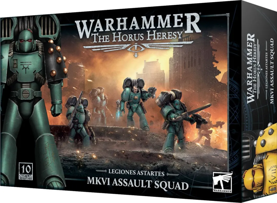 Games Workshop Horus Heresy MKVI Assault Marines 200 Onderdelen