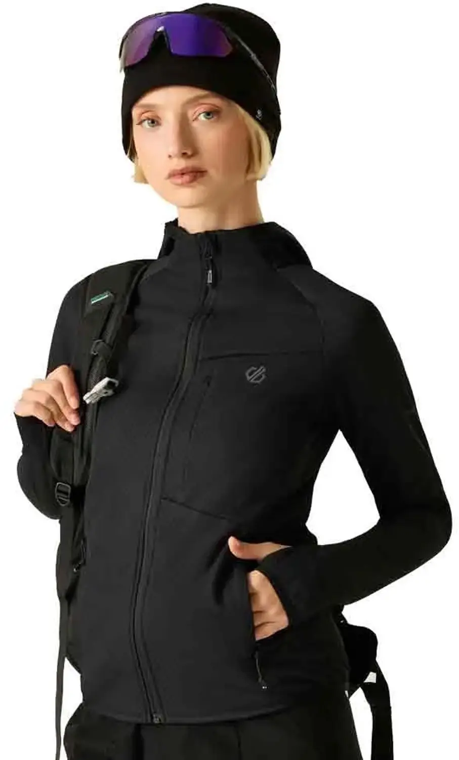 Dare2b Heat Weave Jas Zwart 36 Vrouw