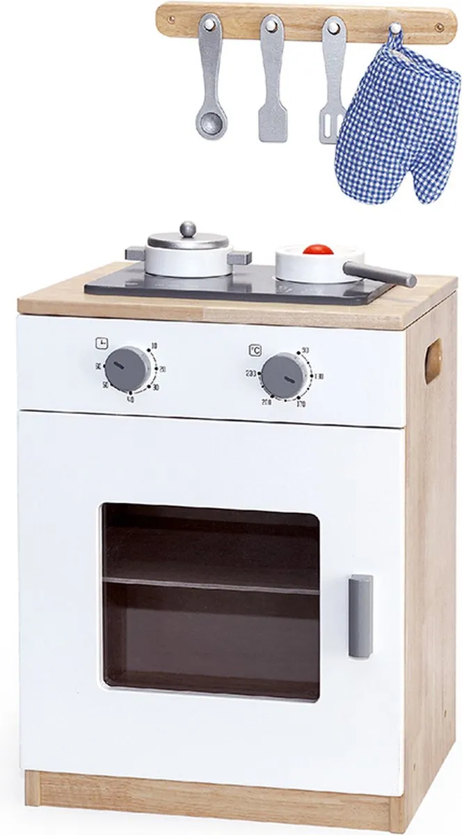 Vigatoys Houten Fornuis Luxe Wit