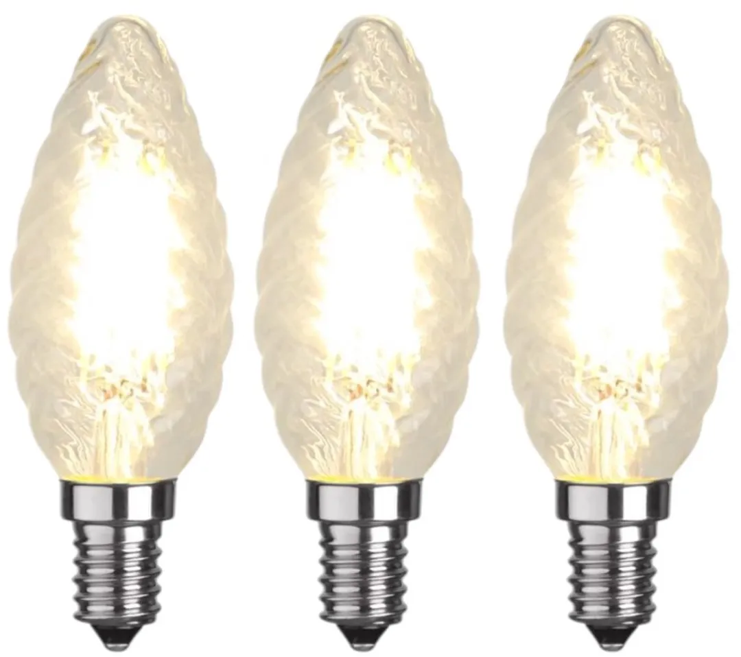 Star Trading Kaarslamp 3-Pack - 4.2W Extra Warm Wit - Dimbaar