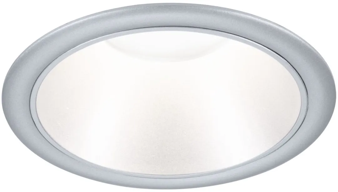 Paulmann LED-inbouwlamp Cole Coin 6W 470lm 2700K - 88mm Zilver mat