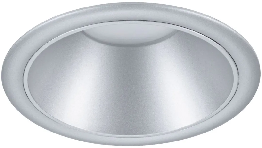 Paulmann LED-inbouwlamp Cole Coin 6W 470lm 2700K - 88mm Zilver mat