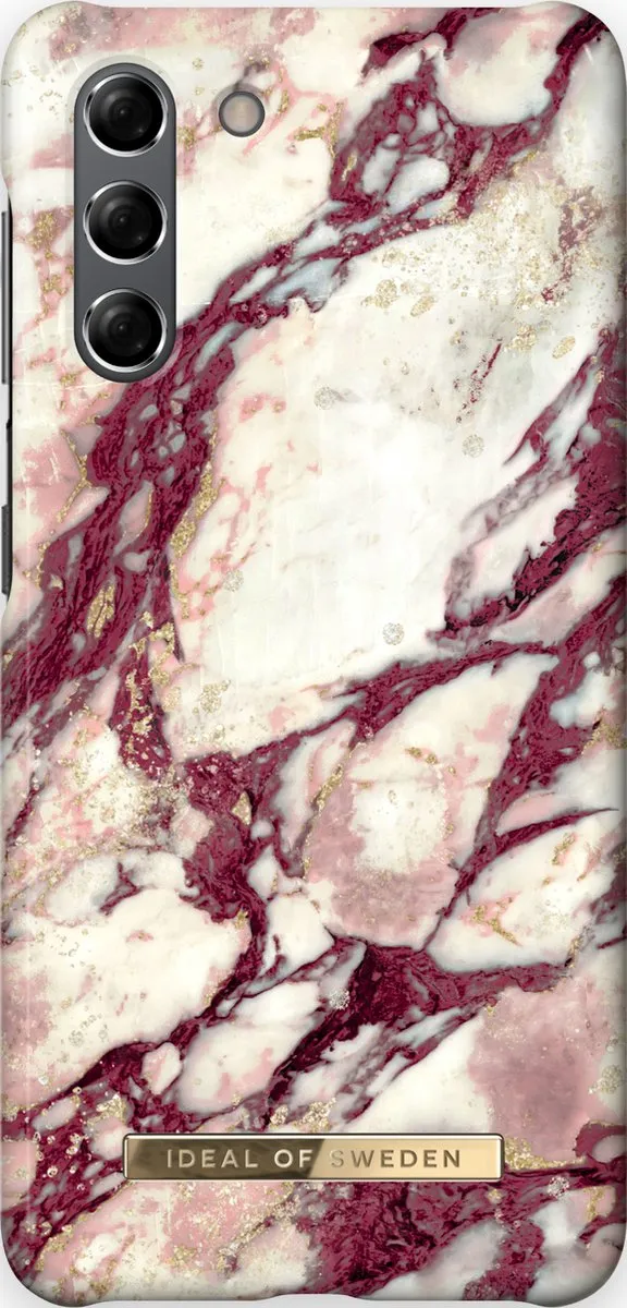 iDeal of Sweden Galaxy S21 Hoesje Calacatta Ruby Marble - afbeelding 6 van 6