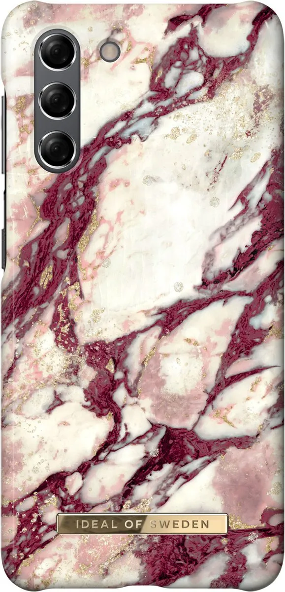 iDeal of Sweden Galaxy S21 Hoesje Calacatta Ruby Marble