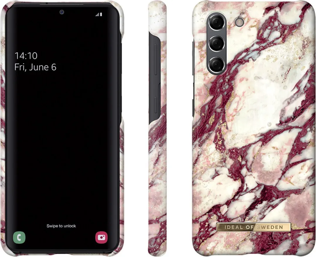 iDeal of Sweden Galaxy S21 Hoesje Calacatta Ruby Marble - afbeelding 3 van 6