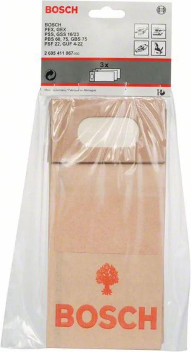 Bosch Stofzak S3 Papier - 3 Stuks
