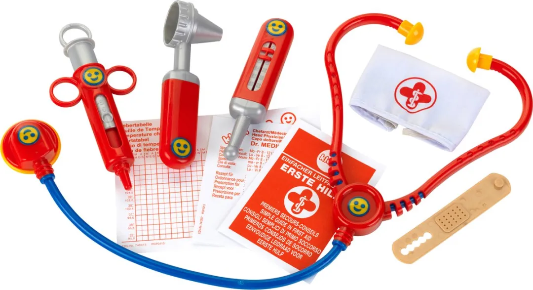 Klein Toys Dokterskoffer Rood - 21x14,5x18cm
