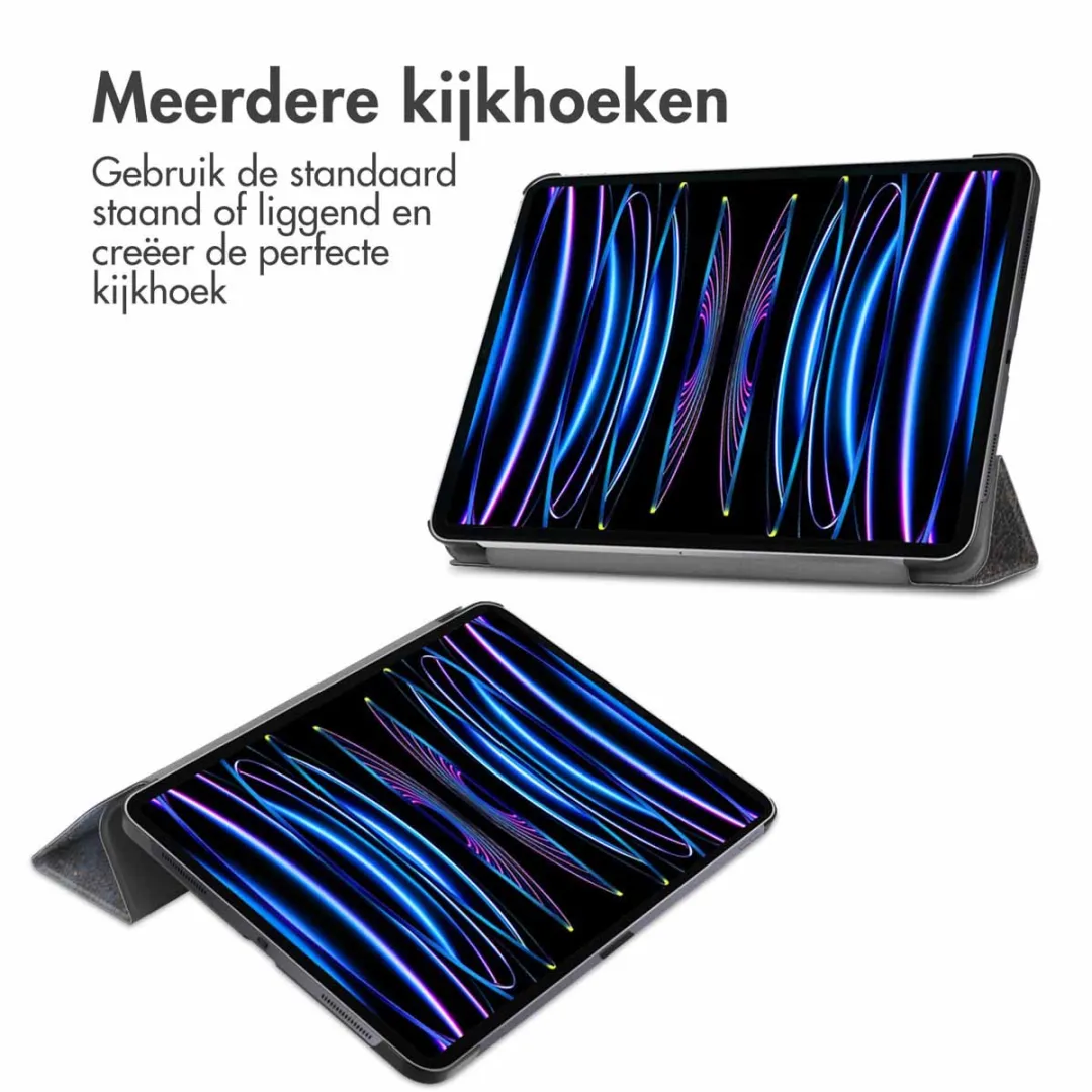 Imoshion Tablethoes Pr051 Trifold - Apple iPad Pro 11" - Black Marble