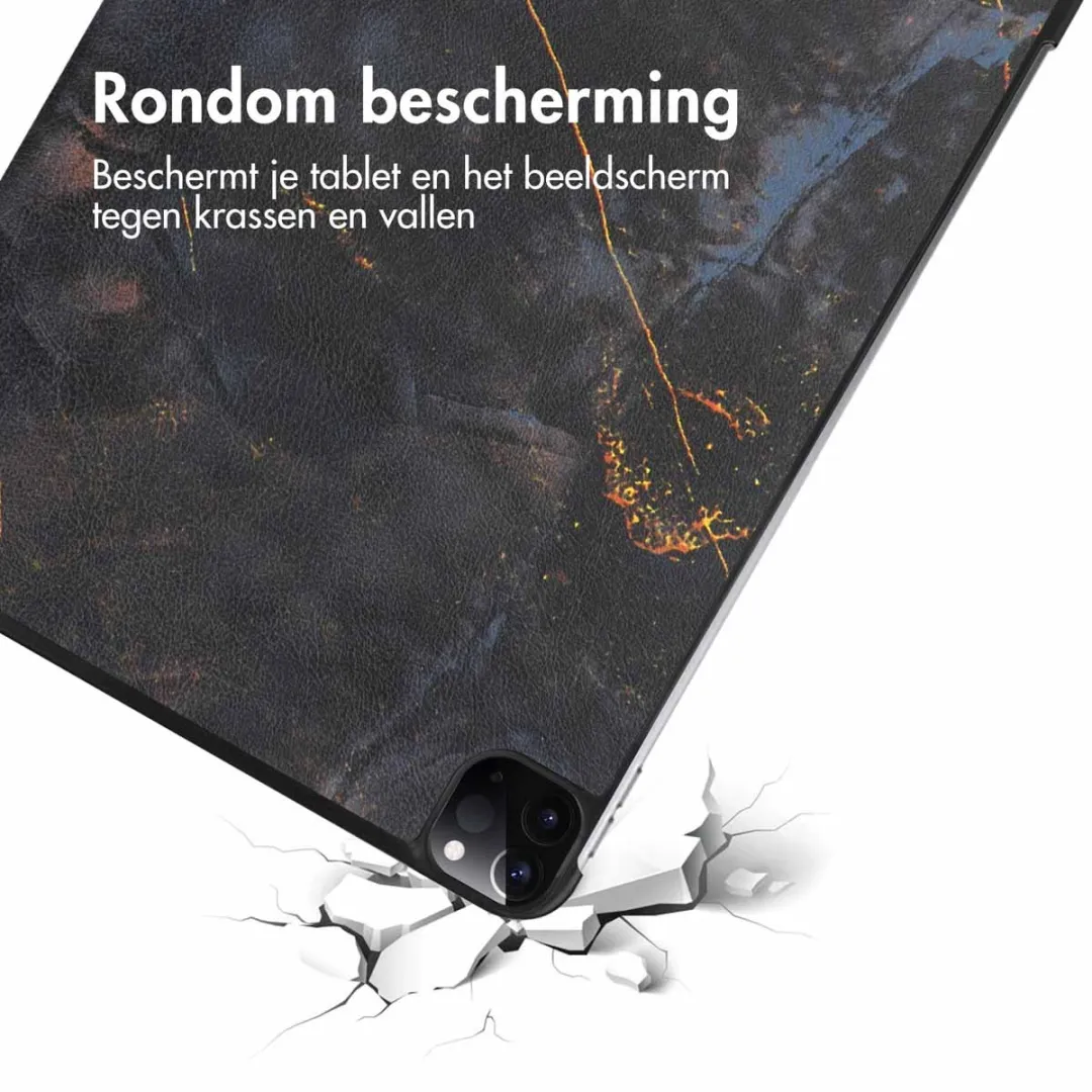Imoshion Tablethoes Pr051 Trifold - Apple iPad Pro 11" - Black Marble