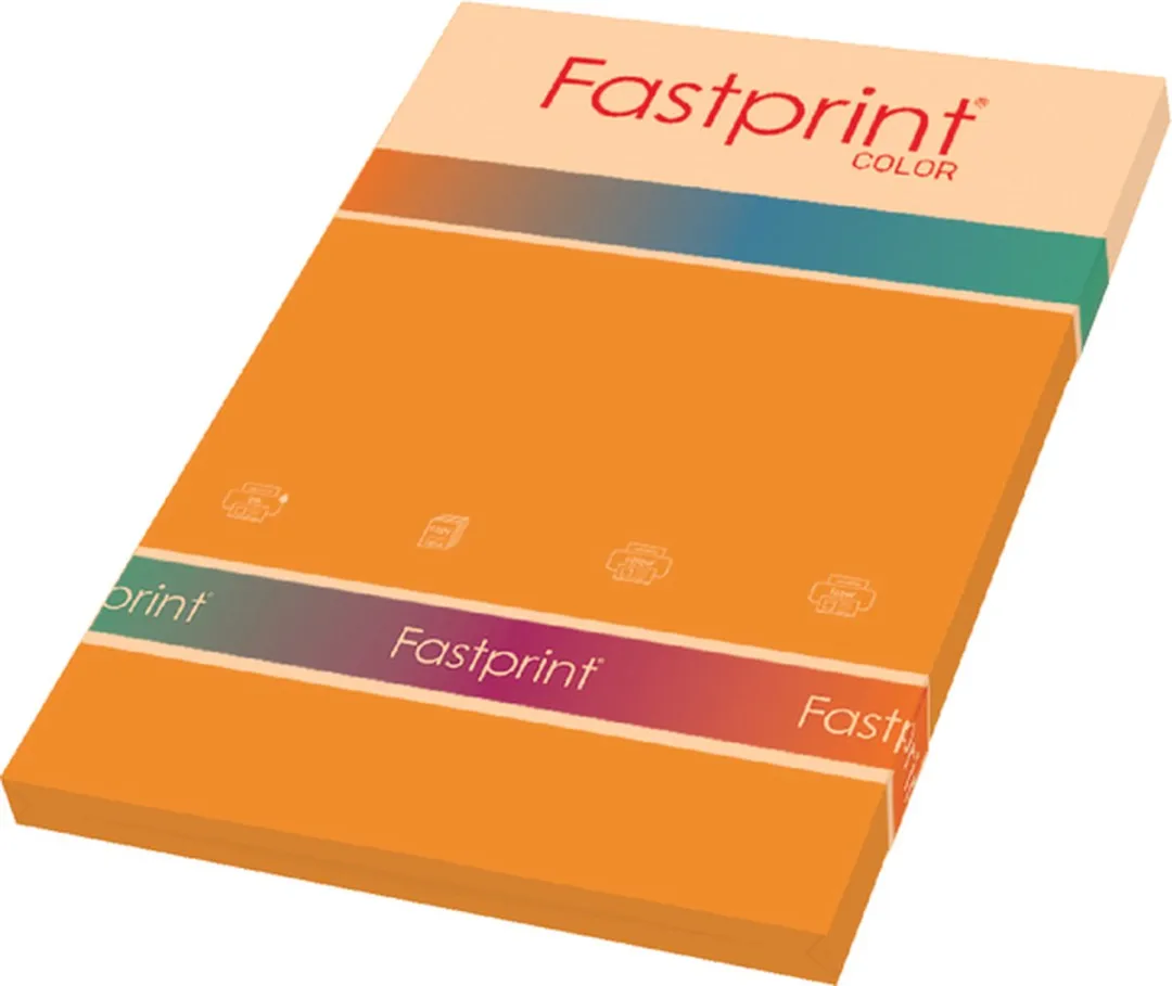 Quantore Kopieerpapier A4 160gr Oranje - 50 Vel
