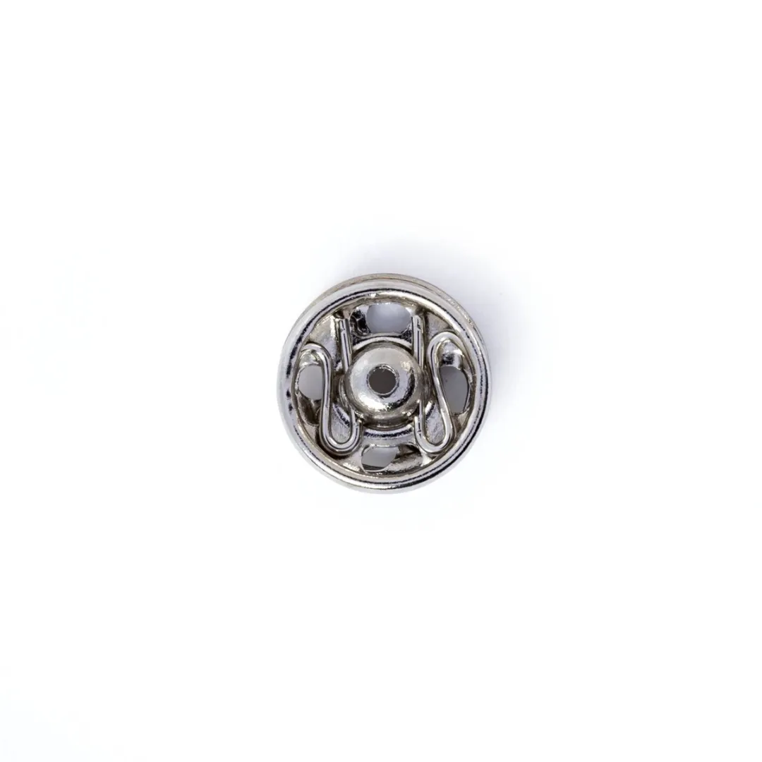 Prym Aannaaidrukknopen 6mm - Zilverkleurig - 12 Stuks