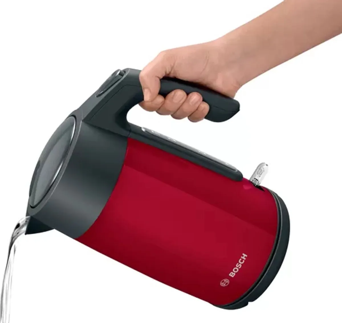 Bosch TWK7L464 Waterkoker 2400W - 1,7L - Rood