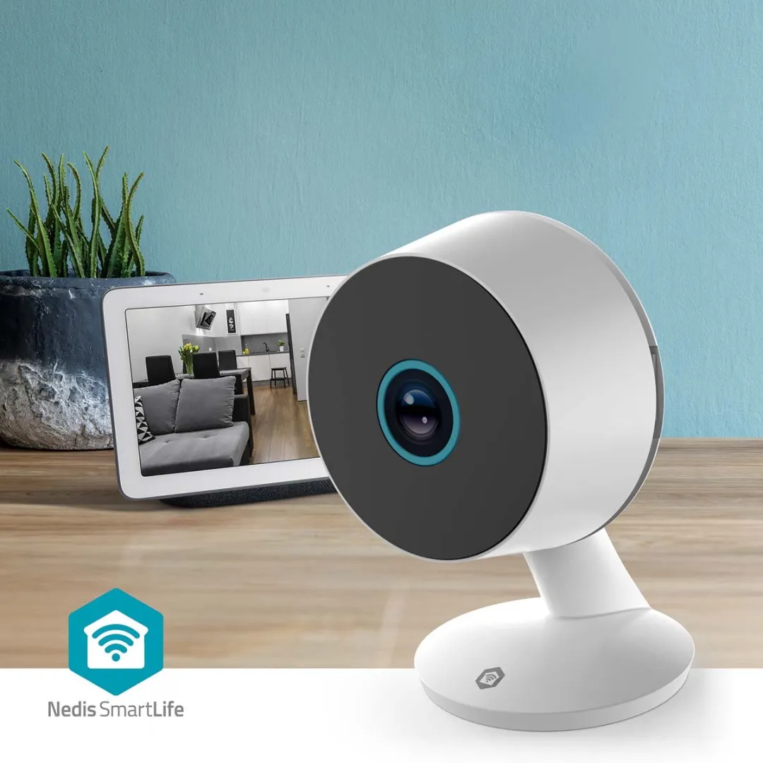Nedis SmartLife WIFICI08CWT Beveiligingscamera Binnen - 3MP Full HD - Wit