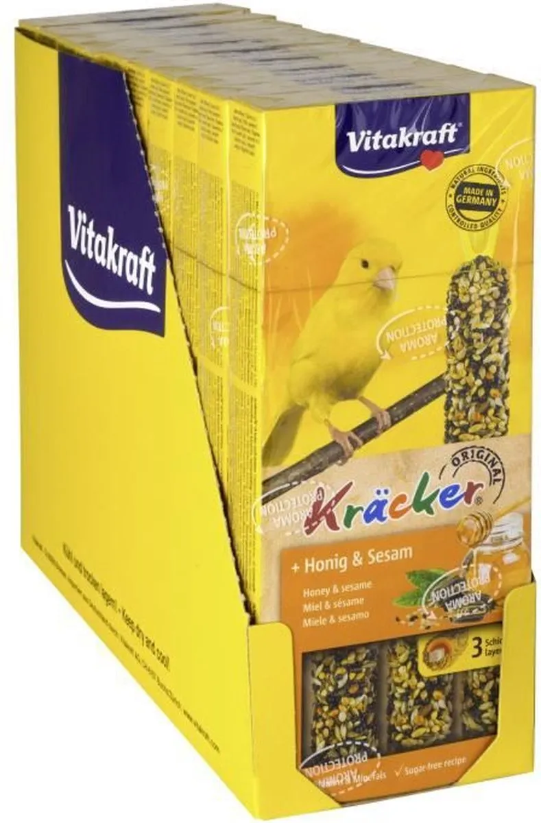 Vitakraft Kanarie Kracker Honing - 10 Stuks