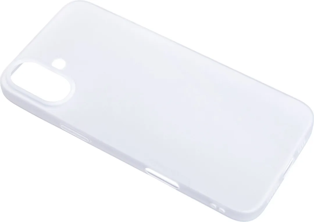 BMAX Siliconen Hoesje iPhone 16 Plus - Wit