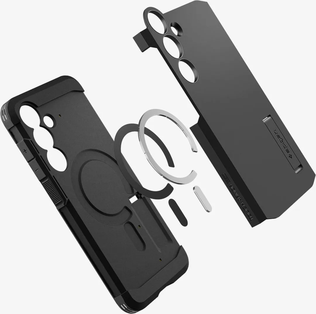 Spigen Tough Armor Hoesje S24 FE - MagSafe - Zwart - afbeelding 6 van 6