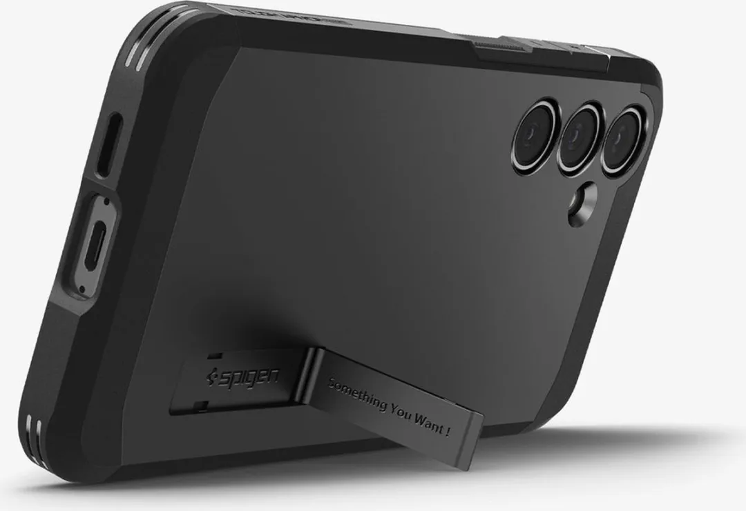 Spigen Tough Armor Hoesje S24 FE - MagSafe - Zwart