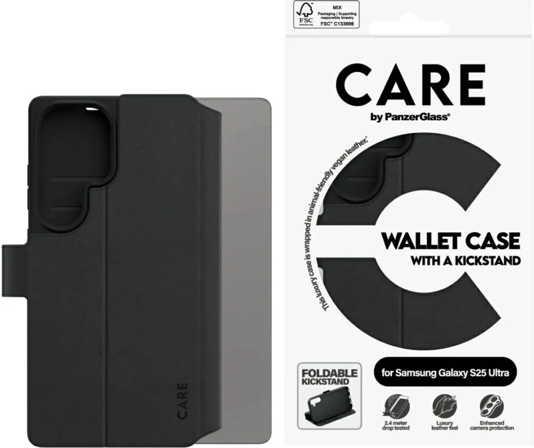 PanzerGlass Hoesje Galaxy S25 Ultra Kickstand Wallet
