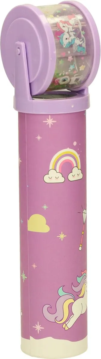 Johntoy Kaleidoscoop Eenhoorn - Draaiende Lens - Multi kleuren - afbeelding 6 van 6