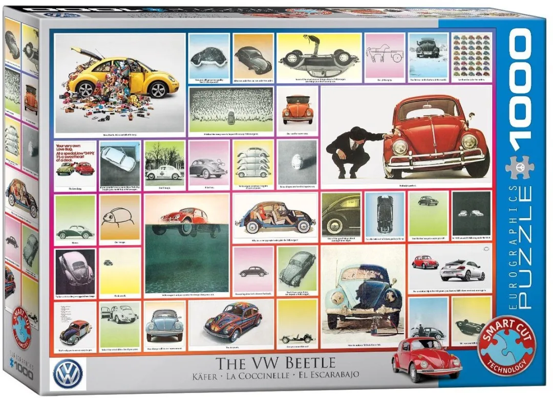 Eurographics Volkswagen Beetle Collage Legpuzzel 1000 Stuks - MPN 6000-0800