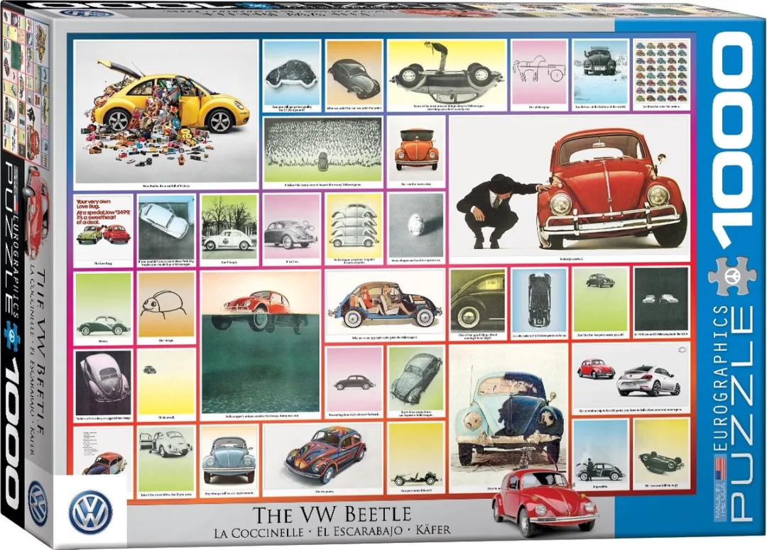 Eurographics Volkswagen Beetle Collage Legpuzzel 1000 Stuks