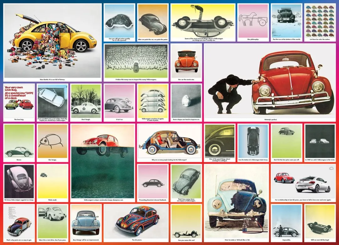 Eurographics Volkswagen Beetle Collage Legpuzzel 1000 Stuks - MPN 6000-0800
