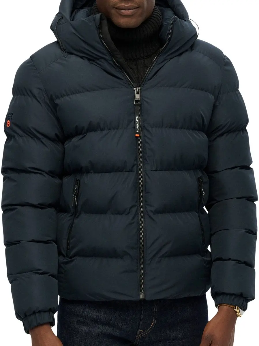 Superdry Gewatteerde Sportjas met Capuchon