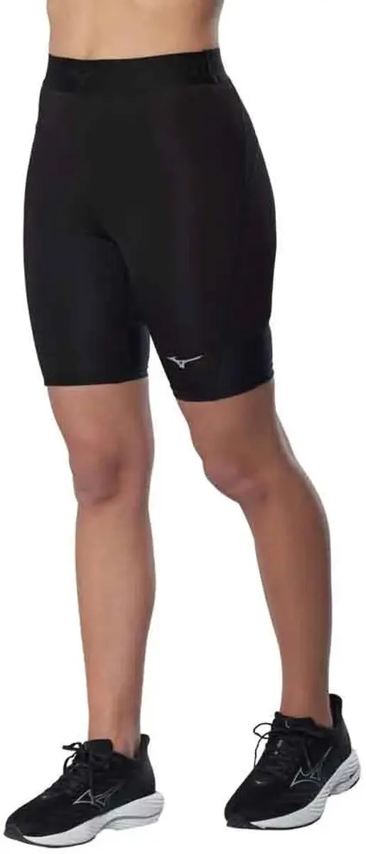 Mizuno Core Impulse Mid Korte Leggings Zwart S Vrouw