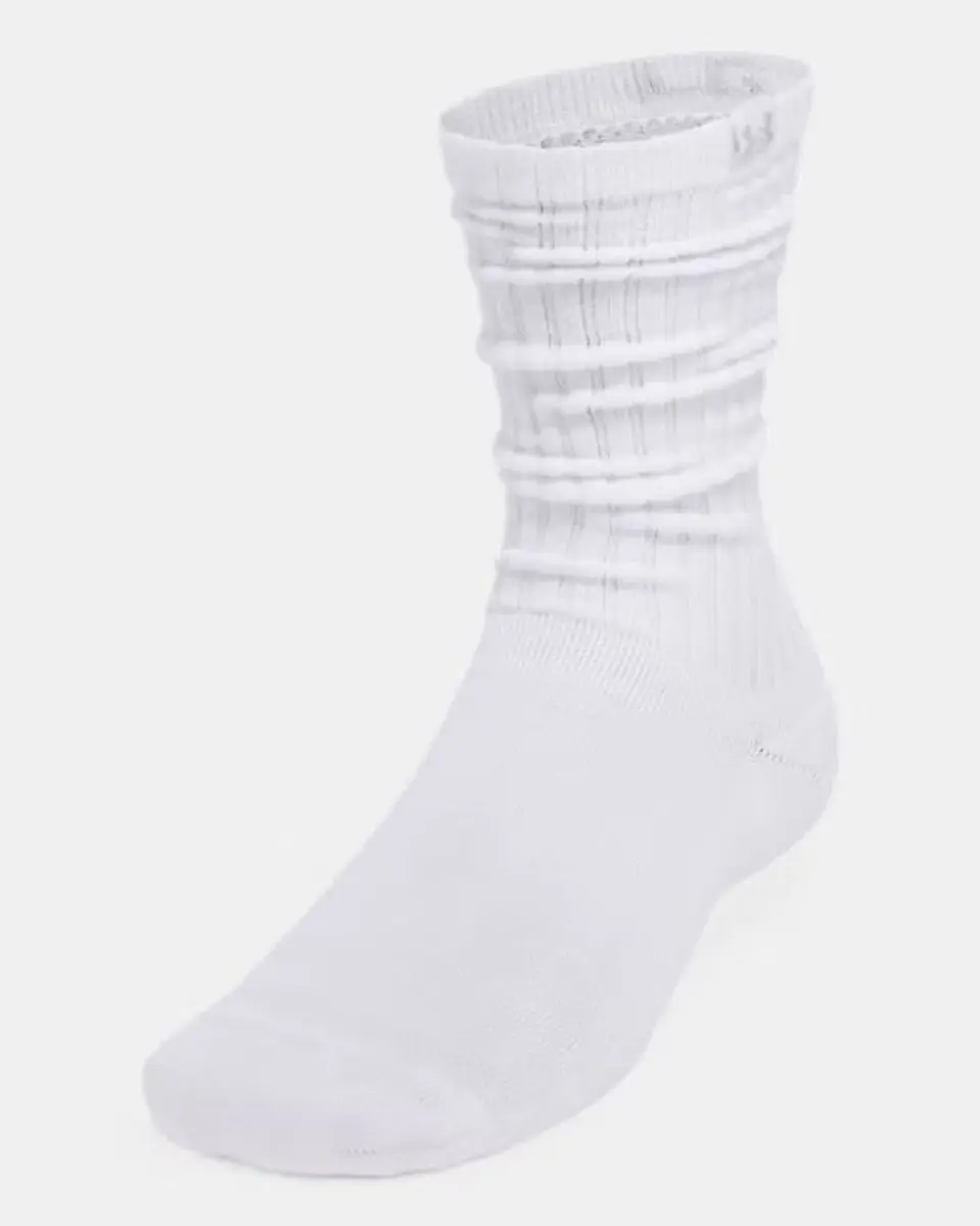 Under Armour Sportstyle Scrunch Sokken - Wit - afbeelding 2 van 5