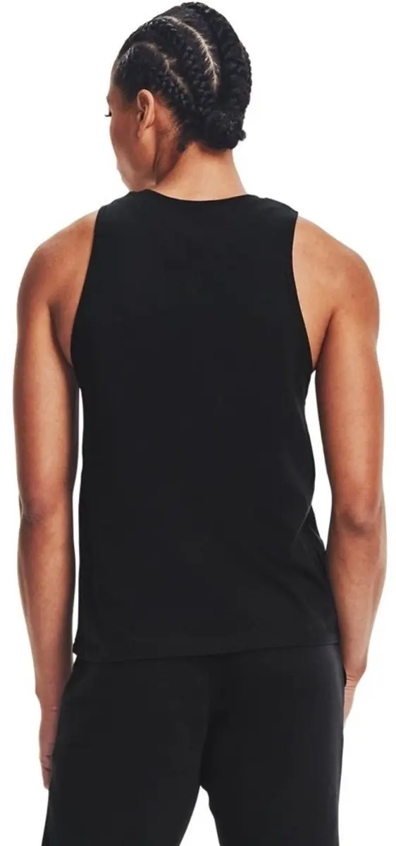 Under Armour Sportstyle Graphic Tanktop Dames - Zwart - afbeelding 4 van 5