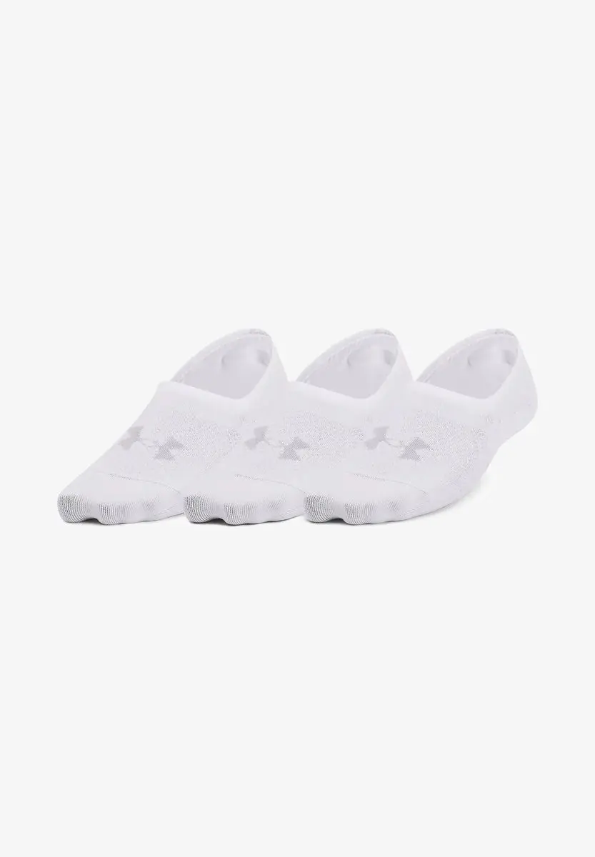 Under Armour Breathe Lite Ultra Low Sokken - 3x Wit - afbeelding 4 van 4