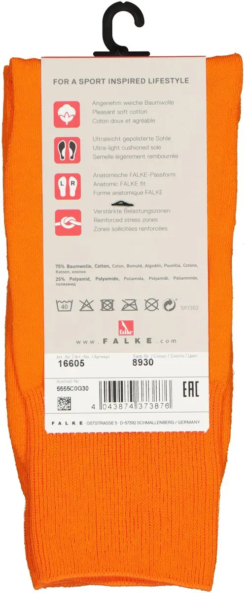 FALKE Run Sokken Unisex - Oranje - Maat 42-43 - afbeelding 4 van 6