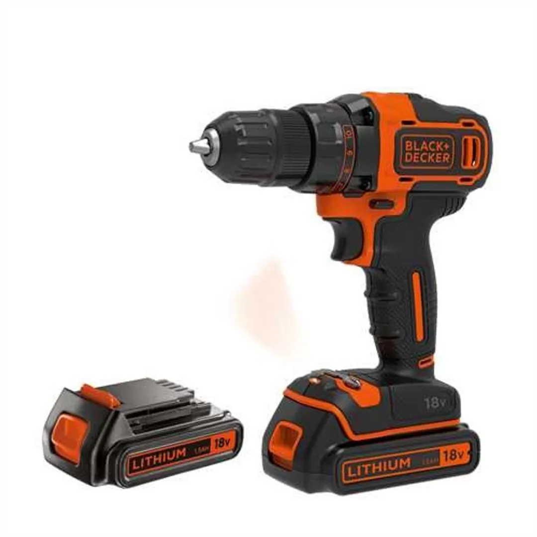 BLACK+DECKER BDCDD186KB-QW Schroef-/boormachine - 18V - 2x 1,5Ah - afbeelding 6 van 6