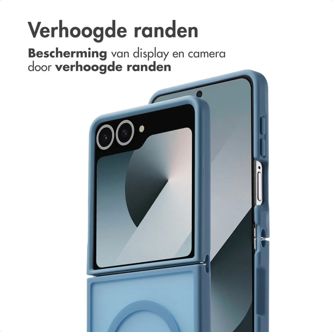 Imoshion Hoesje Samsung Galaxy Z Flip 7 - Lichtblauw - MagSafe
