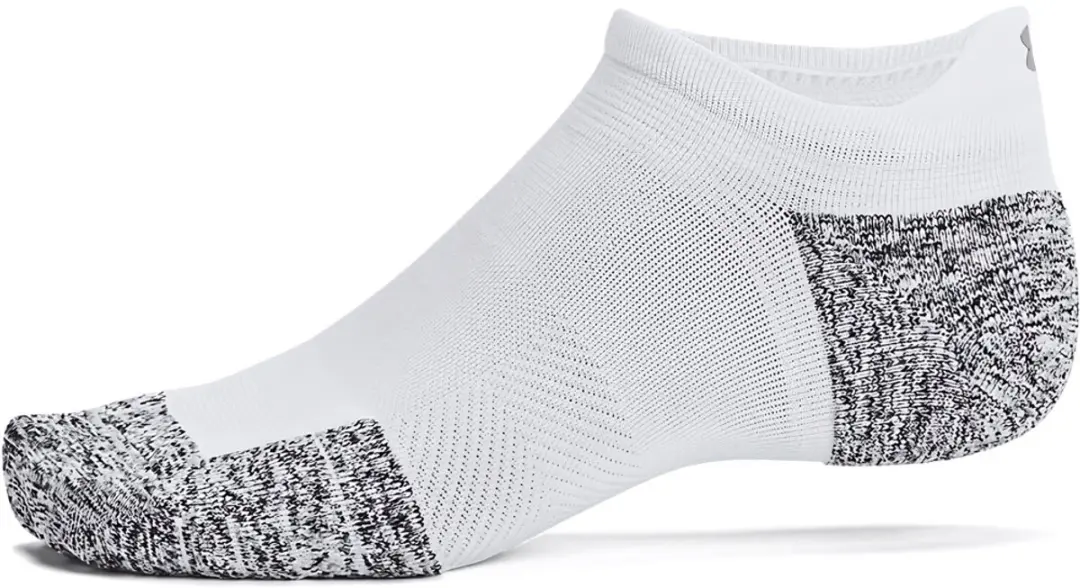 Under Armour Run Cushion Onzichtbare Sokken 3-pack - Wit - afbeelding 5 van 6