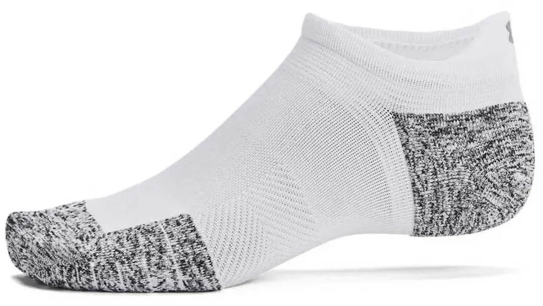 Under Armour Run Cushion Onzichtbare Sokken 3-pack - Wit - afbeelding 3 van 6