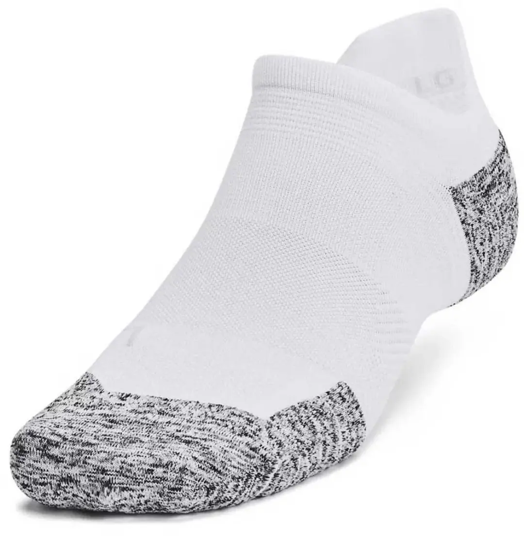 Under Armour Run Cushion Onzichtbare Sokken 3-pack - Wit - afbeelding 2 van 6
