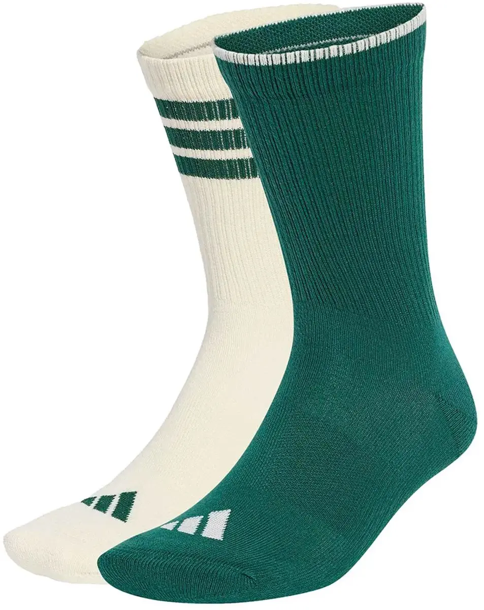 Adidas Stadium Graphic Crewsokken 2 Paren Groen,Wit EU 40-42