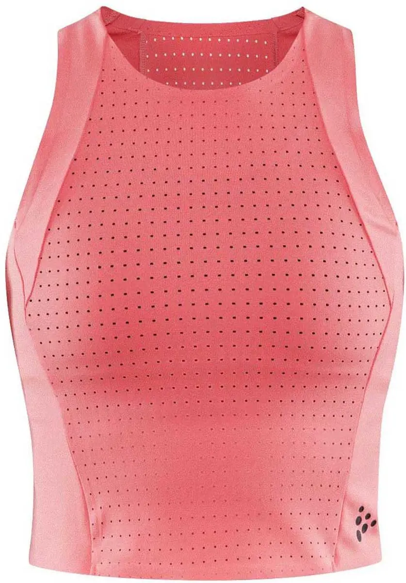 Craft ADV HiT Perforated Tank - Dames - Roze - Maat M - afbeelding 5 van 6