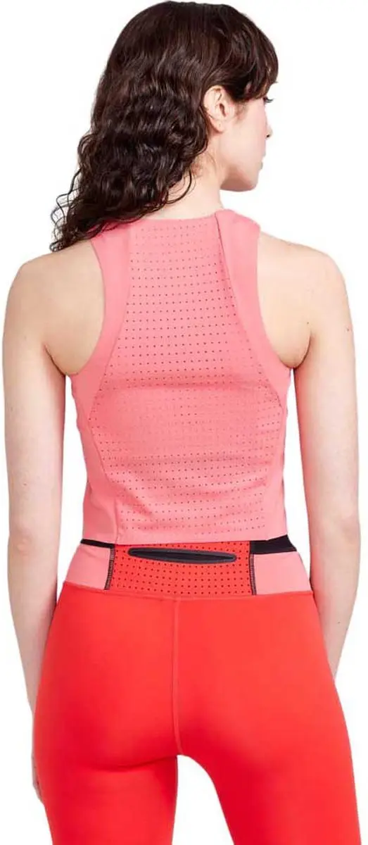 Craft ADV HiT Perforated Tank - Dames - Roze - Maat M - afbeelding 2 van 6