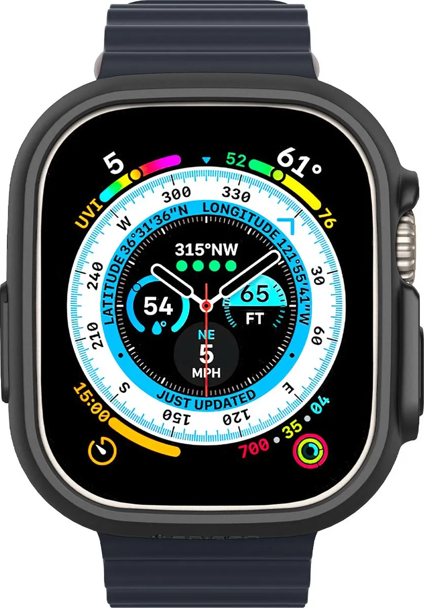 Spigen Thin Fit Case Apple Watch Ultra 49mm - Zwart